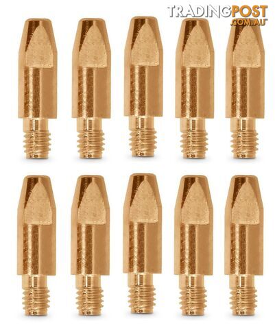 Contact Tips 0.9mm x M6 8mm Aluminium Binzel Style 24/25/36 Unimig PCTAL0009-09...