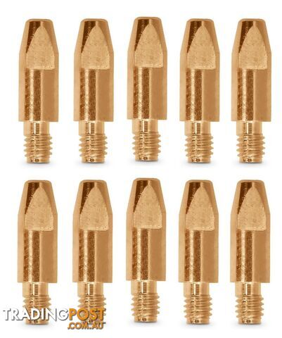 Contact Tips 1.2mm x M6 8mm Aluminium Binzel Style 24/25/36 Unimig PCTAL0009-12...