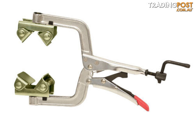 Pipe Pliers Adjustable 2 Fixed V Pads 280mm Length Strong Hand Tools PG114VM