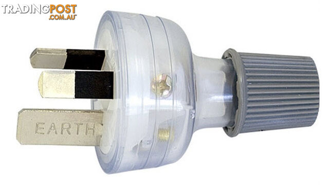 10A 3 Pin Flat Single Phase Straight Plug