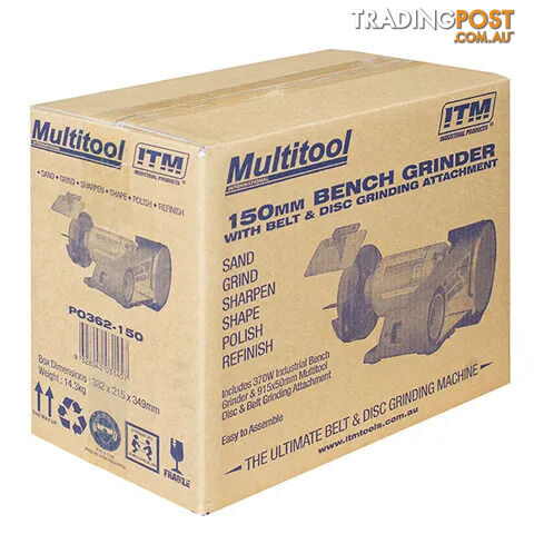 Multitool PO362 Attachment On TM400-150 ITM 150mm Bench Grinder ITM PO362-150 - photo 3 of 3