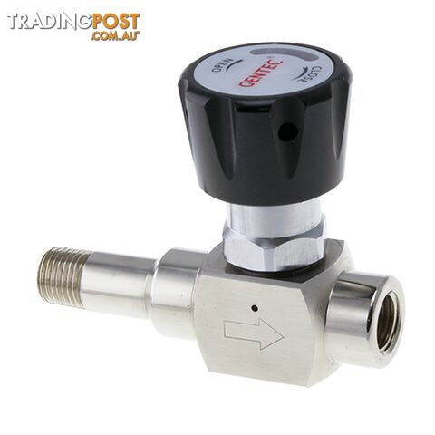 Isolation Valve Plated Brass 1/4 NPTM-FM Tesuco BP-DV11HLNT4FNT4