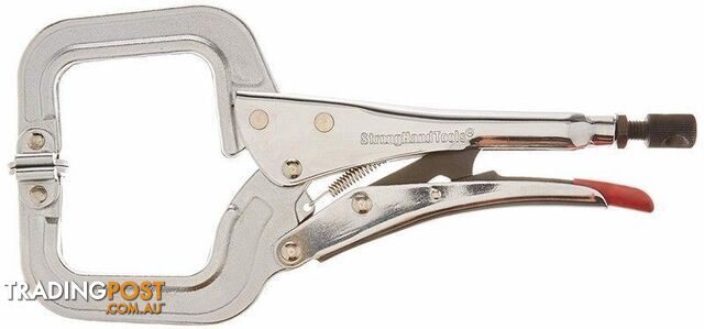 Plier Locking C-Clamp 165mm Length 56mm Opening Swivel Tip Stronghand Tools...