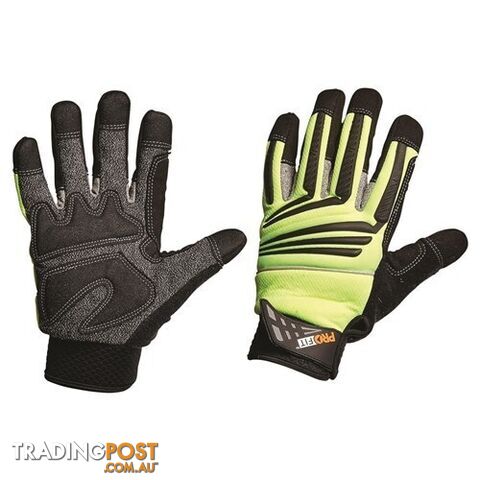 Cut 5 Hi-Vis Mechanics Gloves Pro Choice PTYC
