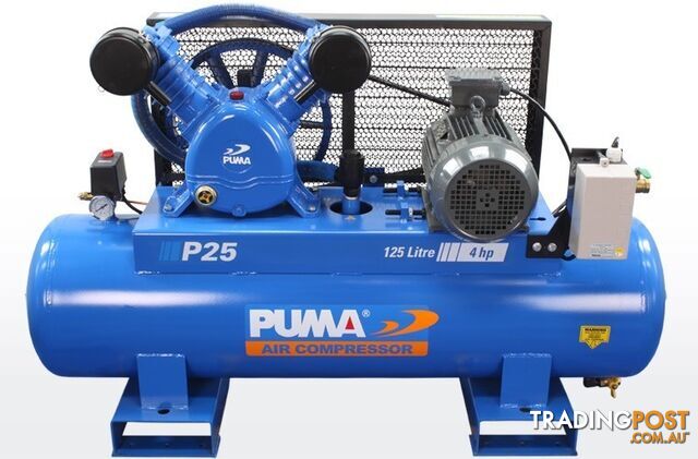 Air Compressor Dependable Performance 125 Litres Puma PU P25 415V