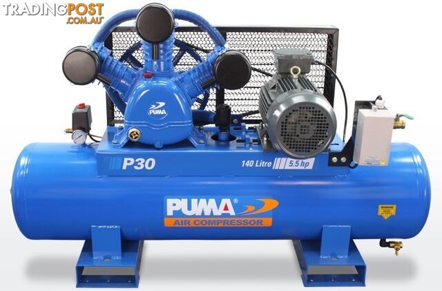 Air Compressor Dependable Performance 140 Litres Puma PU P30 415V