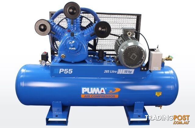 Air Compressor Dependable Performance 265 Litres Puma PU P55 415V