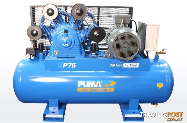 Air Compressor Dependable Performance 330 Litres Puma PU P75 415V