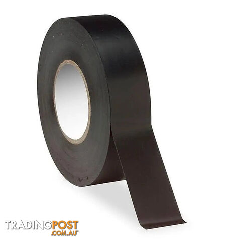 Black PVC Electrical Tape 20 Metres x 19mm x 0.15 PVCTBK