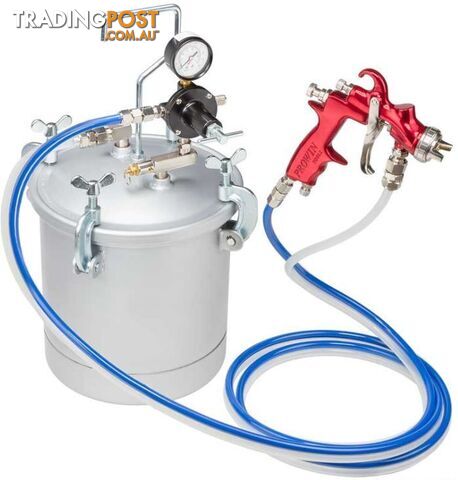 1.2mm 10 Ltr Pressure Feed Spray Gun System PW10LTRK12