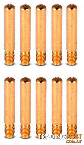Contact Tips 0.9mm Tweco Style 2/4 Unimig PWGA1435 Pack of 10