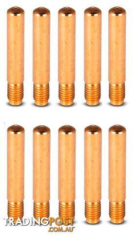 Heavy Duty Contact Tips 1.0mm Tweco Style 2/4 Unimig PWGA14H40 Pack of 10