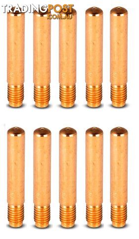 Heavy Duty Contact Tips 1.0mm Tweco Style 5 Unimig PWGA15H40 Pack of 10
