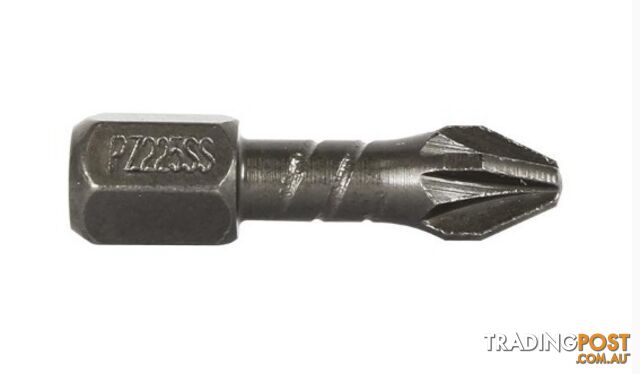 Thunderzone PZ2 x 25mm Impact Power Bit PZ225SS