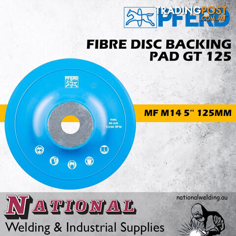 Fibre Disc Backing Pad GT 125 MF M14 5'' 125mm PFERD 44890040 - photo 2 of 3