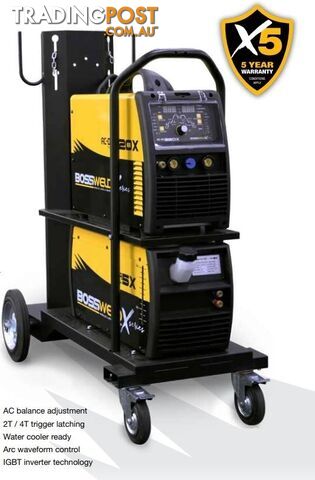 Tig Welder 320X AC/DC 415V Water Cooled Package Bossweld 692346
