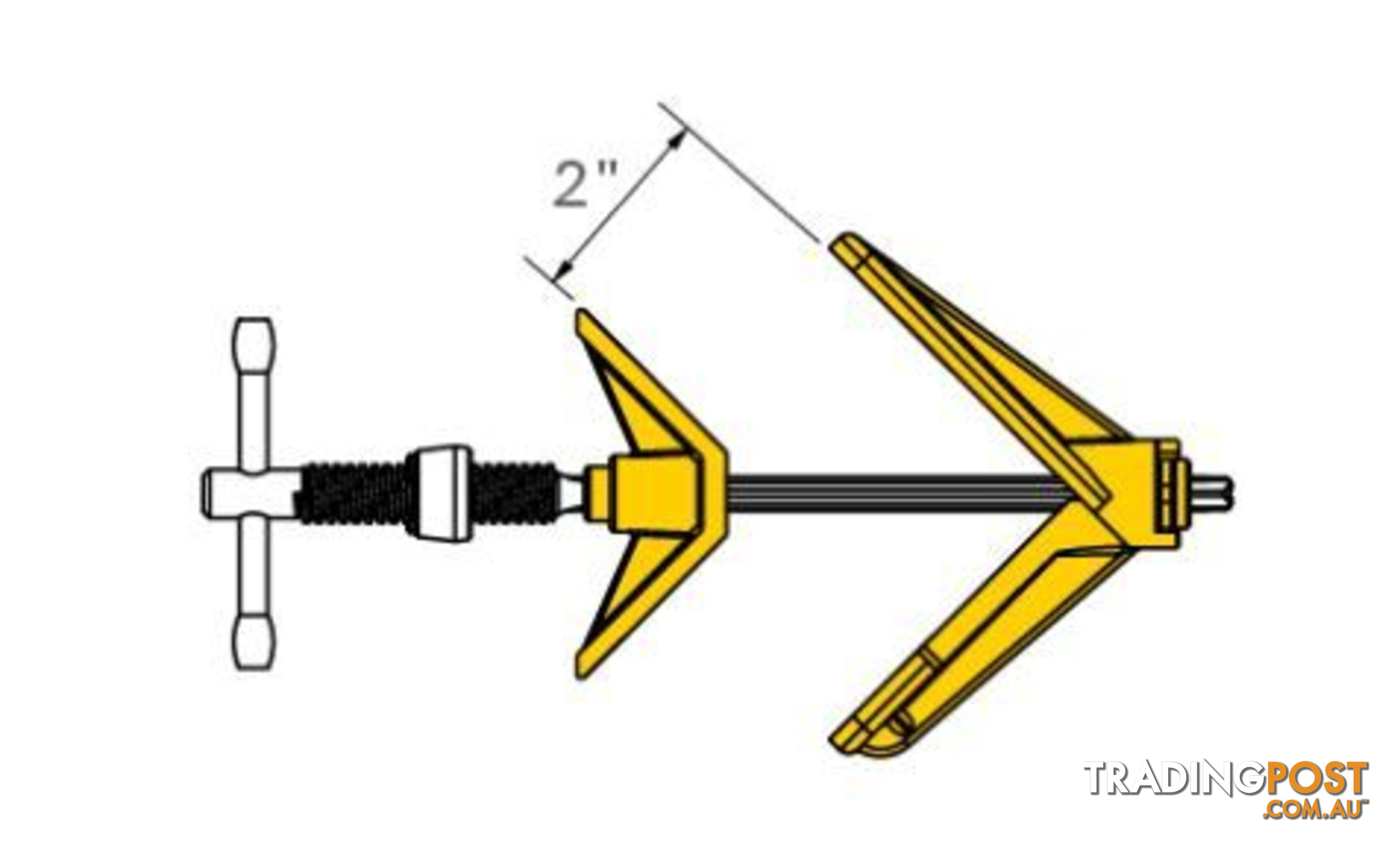 Spring Loaded L Clamp with 3-Axis Bracket UDL365