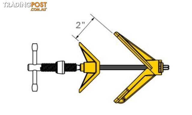 Spring Loaded L Clamp with 3-Axis Bracket UDL365