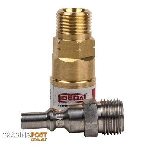 Quick Action Coupler Fuel Gas EN561 Hose Joiner G3/8" M QFDM3M3