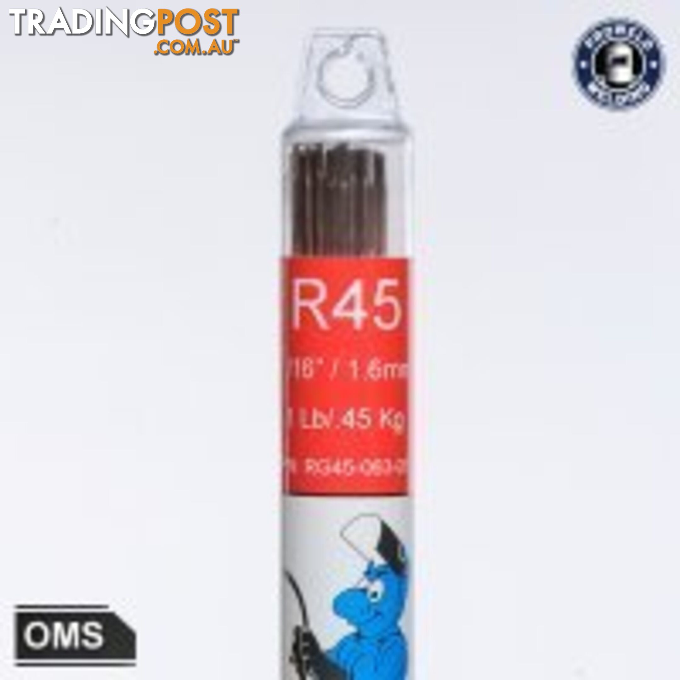 3.2mm 0.5 kg Carbon Steel RG45 Tig & Oxy Welding Rods Blue Demon OMS32M