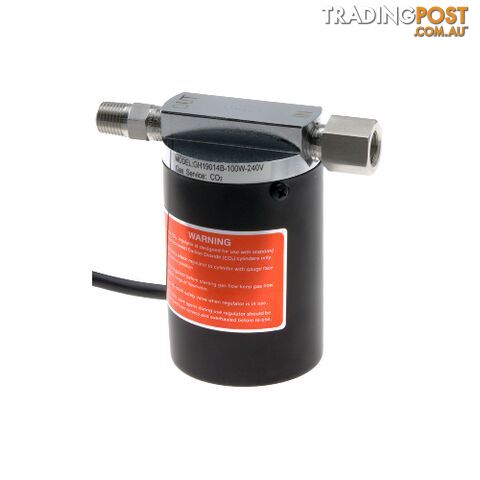 Gas Heater for Welding Gas, Type 30 Nut & Stem Inlet / T30 Male Outlet