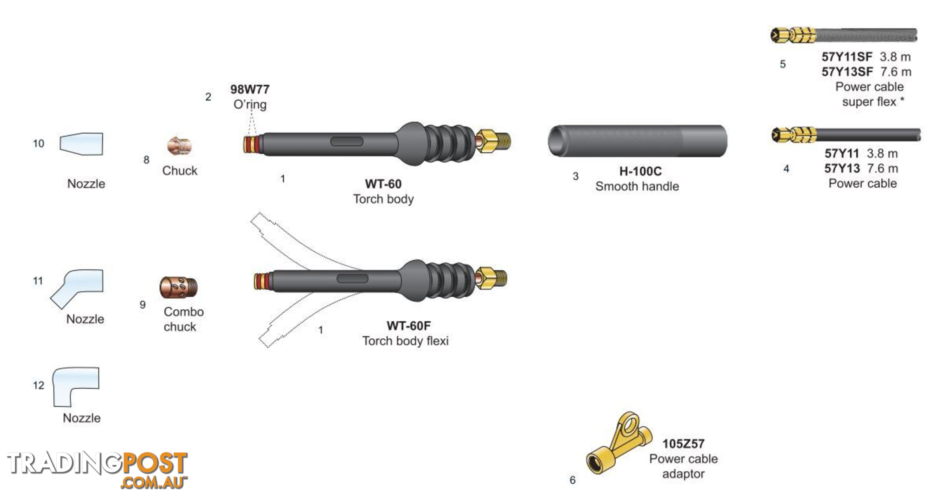 MICRO TIG WELDING TORCHES