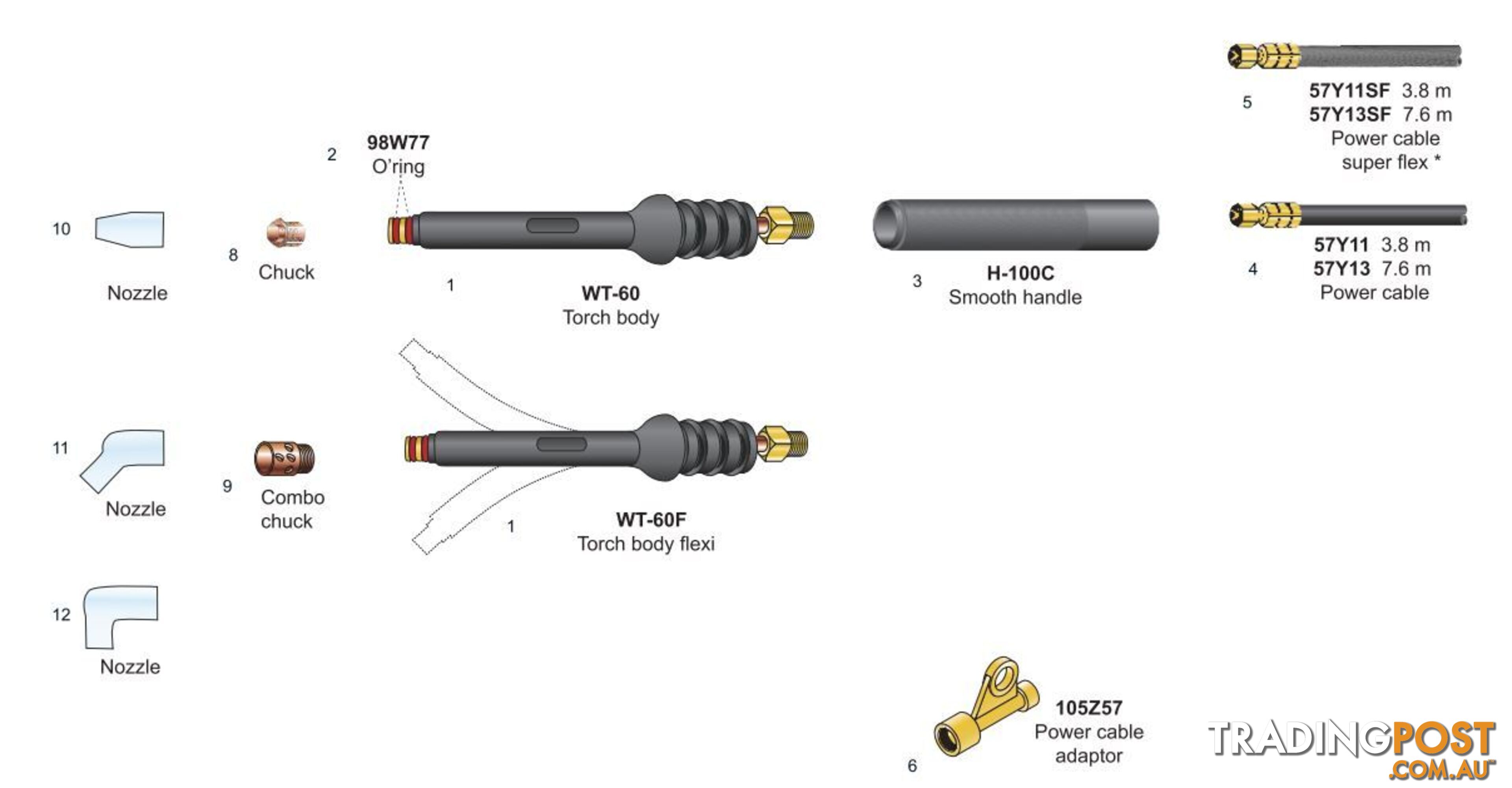 MICRO TIG WELDING TORCHES