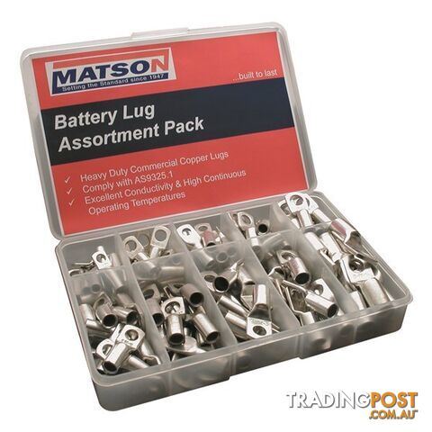 Matson Battery Lug Pack Assorted 75 pk