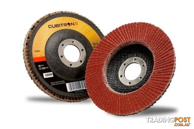 Cubitron II Flap Disc 125mm 5'' 80 Grit 967A 125mm 3M XA009101057 Pack of 5