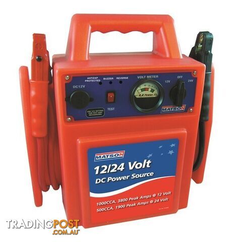 Roadside Assist Jump Starter Pack 12/24V 3800 Amp Matson RA3800