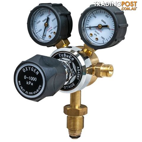 Regulator 1 Stage Bottom Entry Oxygen Type 10 Tesuco RC1BOX10