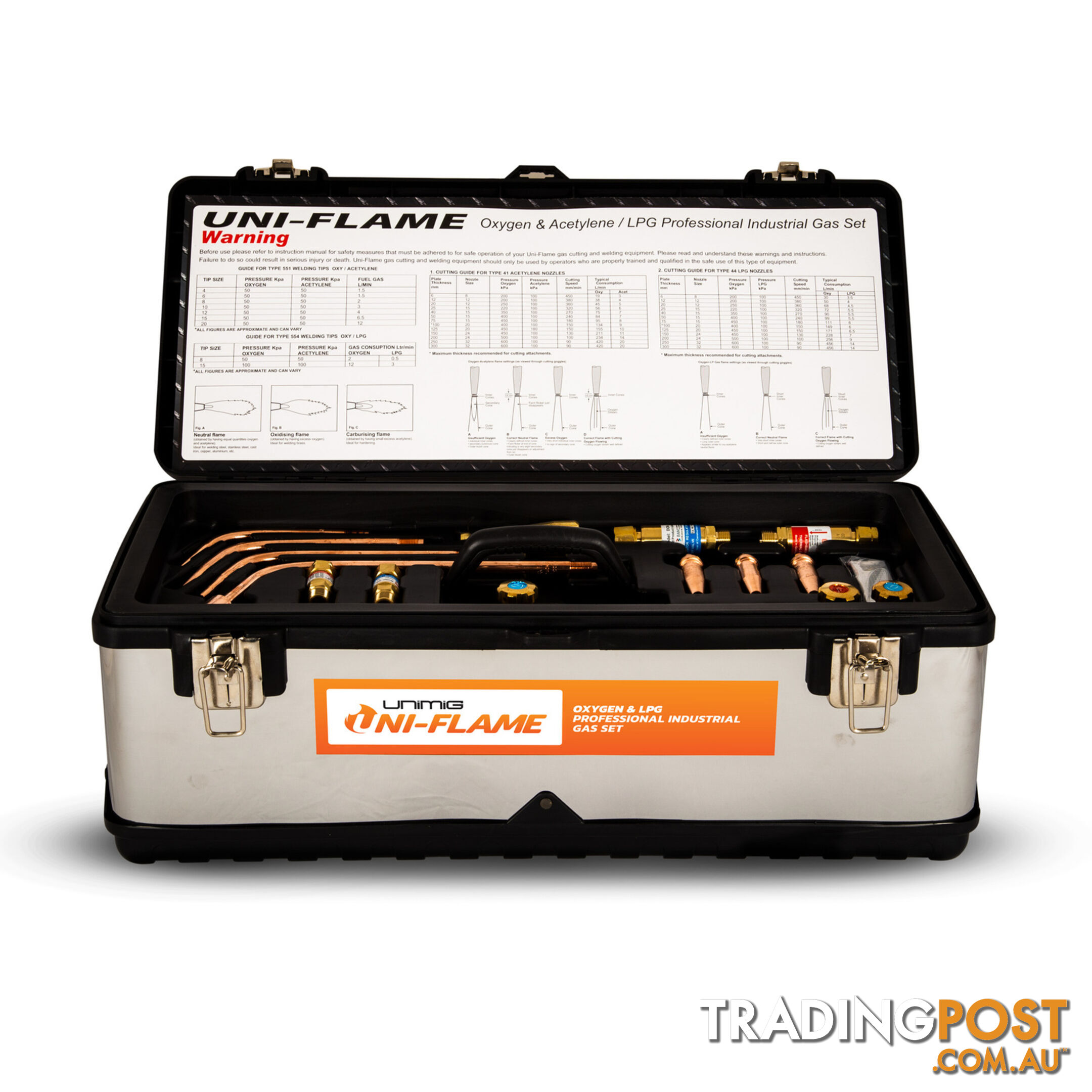 Deluxe OXY/LPG Gas Kit Unimig KKOXY2
