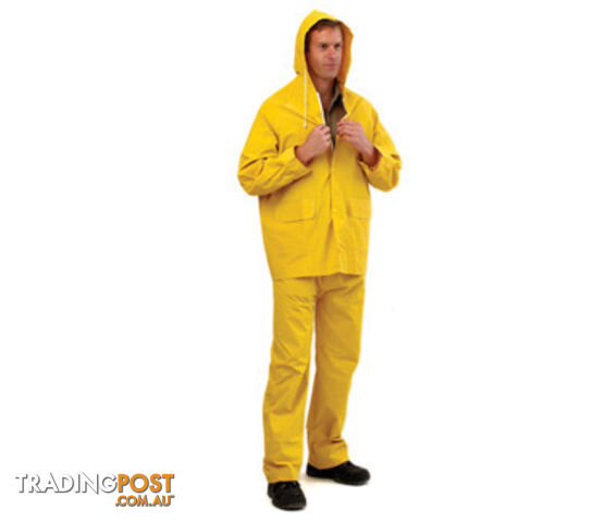PRO Yellow PVC Rain Jacket