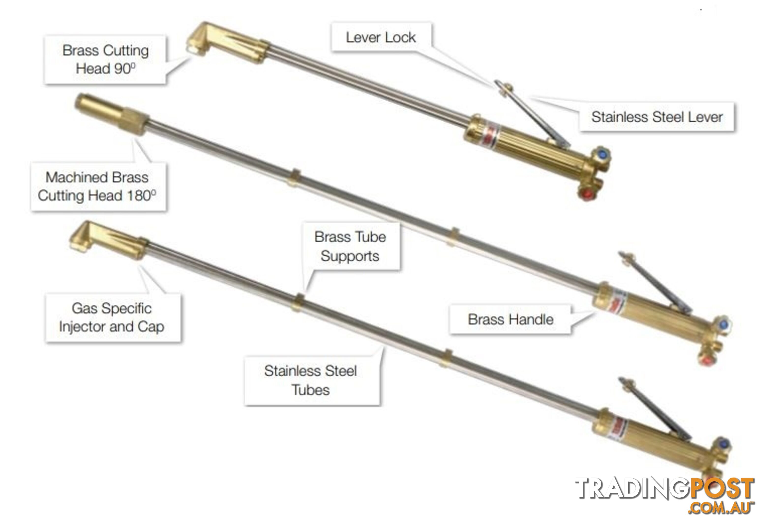 One Piece Cutting Torch Oxygen / LPG