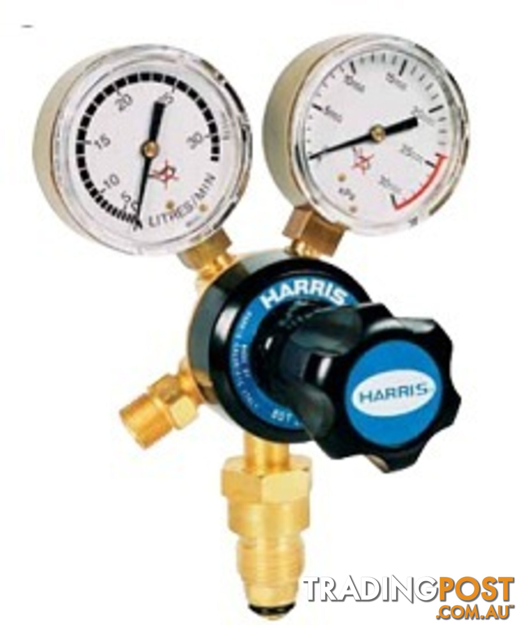 Flowcontrol Argon Regulator Vertical Inlet 30 LPM Flowguage Model 801 801E30L