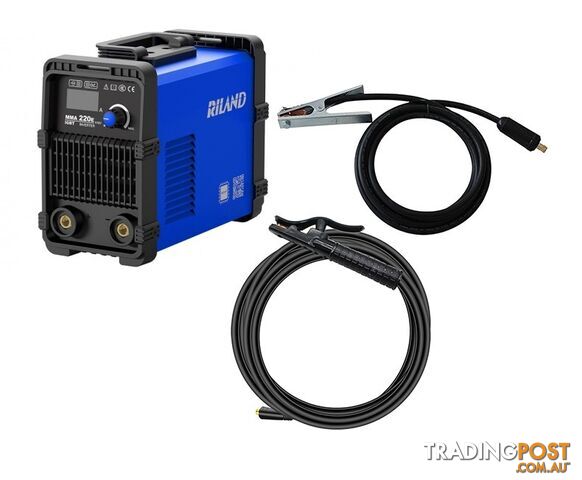 Riland MMA 220E Portable STICK Welder With Self Adaptive Arc Force and Hot Start...