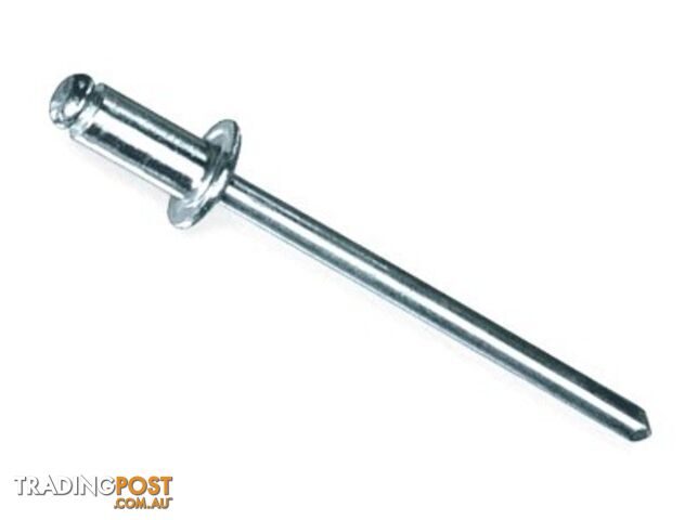 Blind Rivets Open Aluminium 5052 & Steel Rivets 4 (1/8") Diameter Bremick