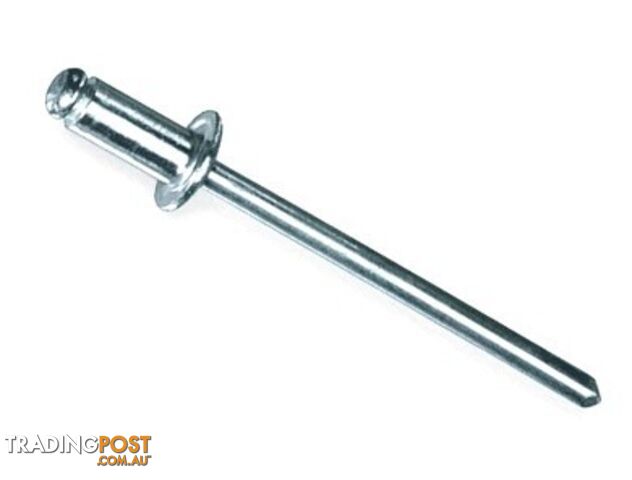 Blind Rivets Open Aluminium 5052 & Steel Rivets 4 (1/8") Diameter Bremick
