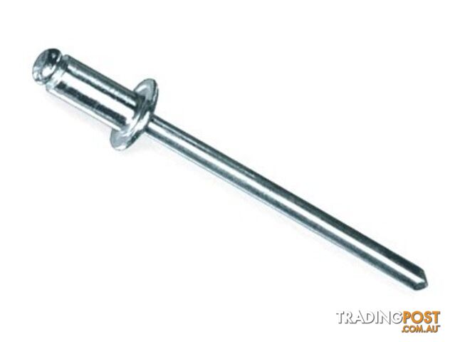 Blind Rivets Open Aluminium 5052 & Steel Rivets 4 (1/8") Diameter Bremick