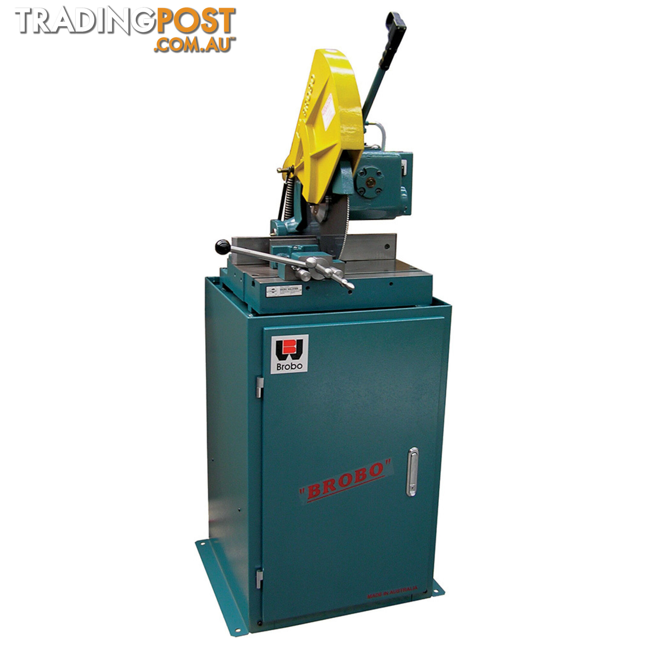 Ferrous Cutting Cold Saw S350G Single Phase Vari Speed (20-100 RPM) Integrated Stand Brobo 9730040