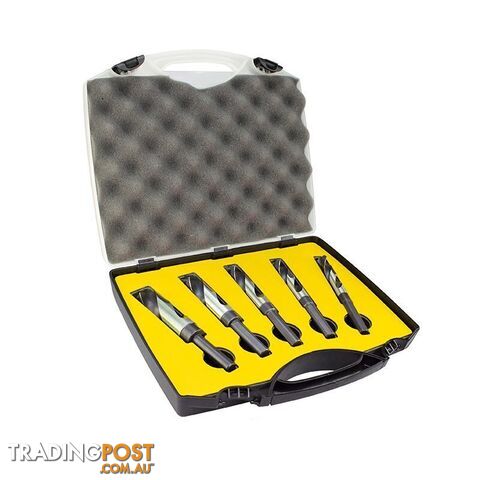 Reduced Shank Metric Drill Set 5 Piece 14mm-25mm Alpha RSM5
