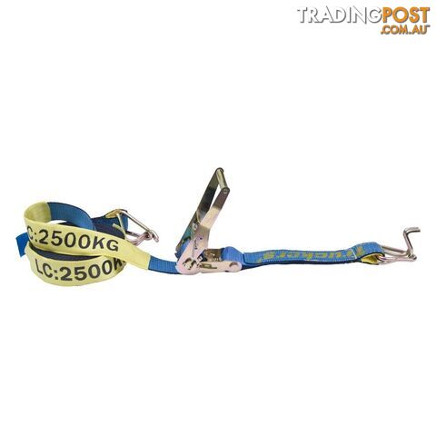 Beaver 50mm Multi-Purpose Ratchet Tie-Down Assembly 50mm x 12m c/w hook & keeper - photo 2 of 2