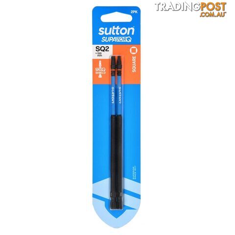 Screwdriver Bit S204 Supa TORQ Square/Robertson SQ2 150mm 2Pk Sutton Tools...