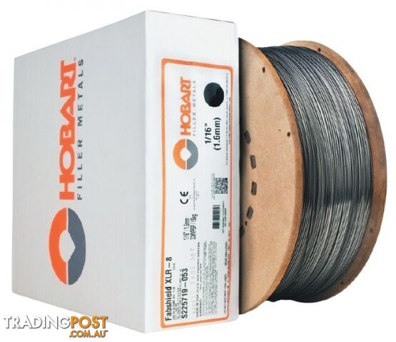 Low Hydrogen T-8 FabsheildXLR-8 1.6mm 15Kg Flux-Cored Gasless Wire Hobart...