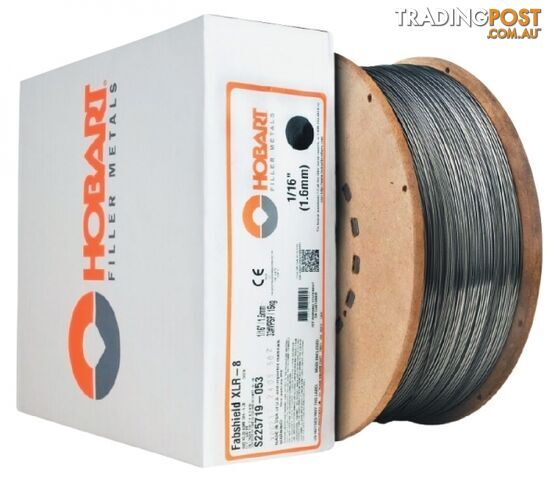 Low Hydrogen T-8 FabsheildXLR-8 2.0mm 15Kg Flux-Cored Gasless Wire Hobart...