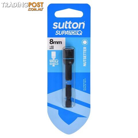 Nutsetter Bit S230 Supa TORQ Magnetic 8mm 65mm 1Pk Sutton Tools S230H01CG