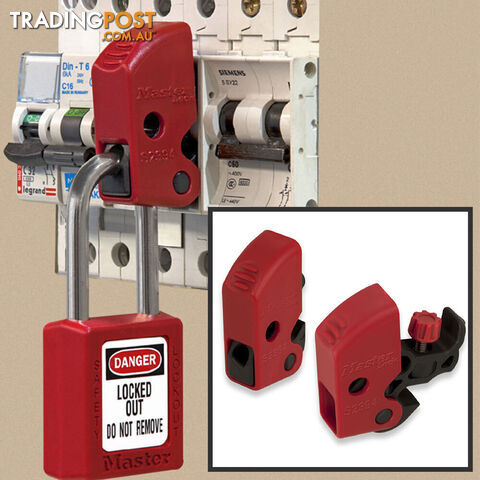 Miniature Circuit Breaker Lockout Tool Free Universal Fit Masterlock S2394