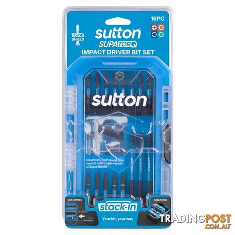 SupaTorq Impact Screwdriver Bits Sets Sutton S250S16A