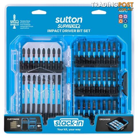 SupaTorq Impact Screwdriver Bits Sets Sutton S250S40A