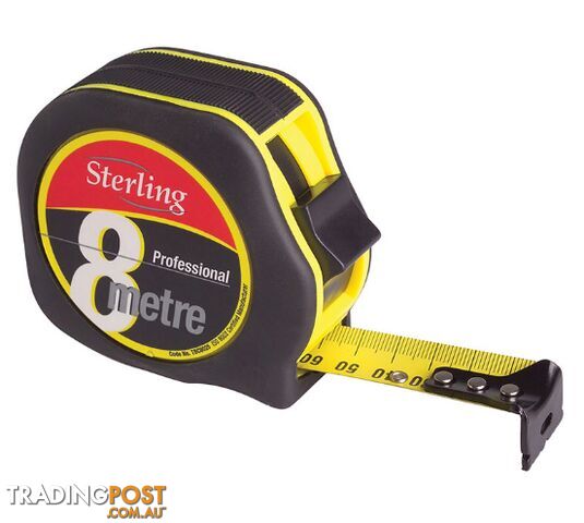 8m X 25mm Sterling Professional Tape Measure TBC8025